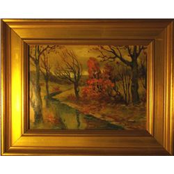 Frank Falk, Oil on Board