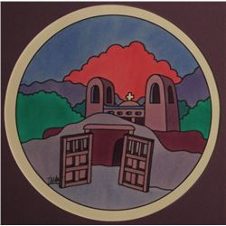 Tavlos (Sante Fe), Acrylic on Paper