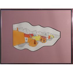 Tavlos (Sante Fe), Acrylic on Paper