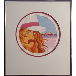 Tavlos (Sante Fe), Acrylic on Paper