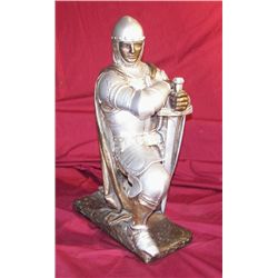 Knight In Armor, Chalkware Statue