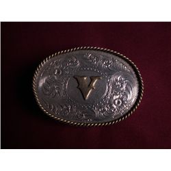 Silver Belt Buckle