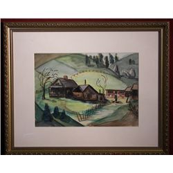 Richard K. Ayers Watercolor