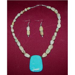 Turquoise And Silver Necklace