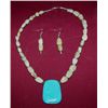 Image 1 : Turquoise And Silver Necklace
