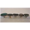 Image 1 : Set Of Five Turquoise And Silver Rings