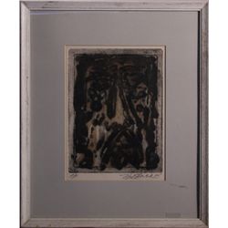 Wendell H. Black (1919-1972) Colored Deep Etching