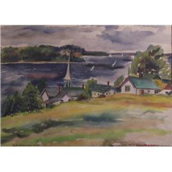 Alice M. Wilder Watercolor