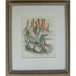 Andy Van Tsinajinne, Watercolor