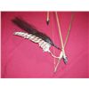 Image 3 : Bow and Two Arrows Wood with Obsidian Arrowheads