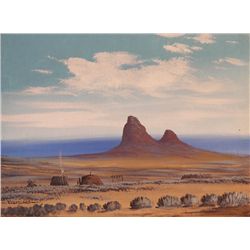 Fred Cleveland Oil on Board