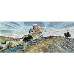 David Rowe Hand Colored Lithograph