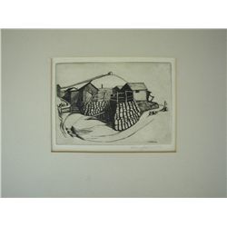 Harry R. Knobbs Etching