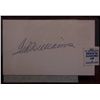 Image 1 : Ted Williams Signed Cut, Autograph,
