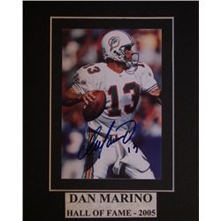 Dan Marino Autographed Mat,