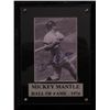 Image 1 : Mickey Mantle Autographed Plaque,