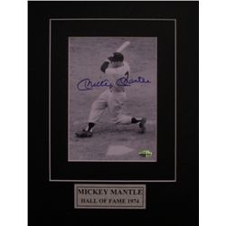 Mickey Mantle Autographed Mat,