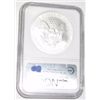 Image 2 : 2007-W SILVER EAGLE RED BOOK VALUE IS $125.00 *RARE CERTIFIED BY NGC EARLY RELEASE MS-69*!!