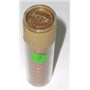 Image 1 : ROLL OF 1963-D *RARE UNC ROLL* PENNIES 50 TOTAL *ROLL CAME OUT OF SAFE DEPOSIT BOX*!!