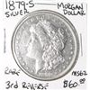 Image 1 : 1879-S MORGAN SILVER DOLLAR RED BOOK VALUE IS $60.00 *RARE 3RD REVERSE MS-62 HIGH GRADE*!!