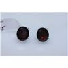 Image 1 : 22.10 CTW GARNET EARRING .925 STERLING SILVER