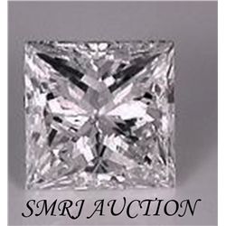 EGL CERT. DIAMOND 0.51 CTW PRINCESS CUT I/VS1