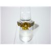 Image 1 : NATURAL 14.75 CTW CITRINE RING .925 STERLING SILVER