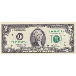 2003 $2 Federal Reserve Note, UNC