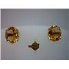 Image 1 : 18.75 CTW CITRINE EARRING .925 STERLING SILVER
