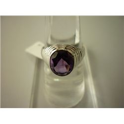 50.25 CTW AQUA MARINE RING .925 STERLING SILVER