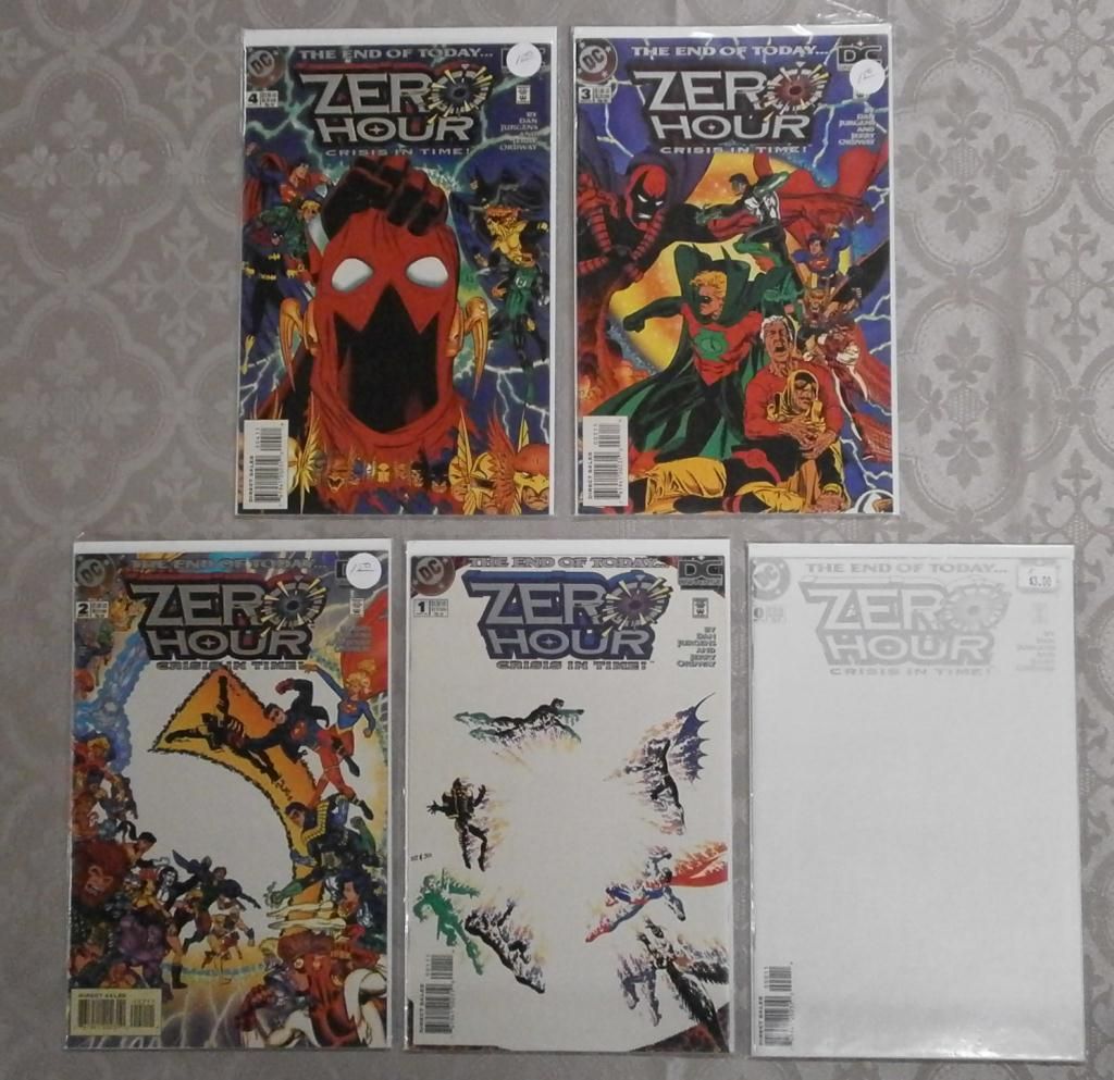 DC Comics Zero Hour - 5 Issue Complete Set 1994