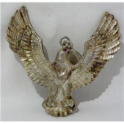 Large Silver Eagle Pendant