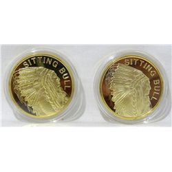 2010 Sitting Bull Incuse Indian Heads