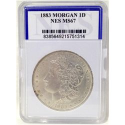 1883 Morgan Silver Dollar NES MS67