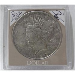 1922-D Silver Peace Dollar