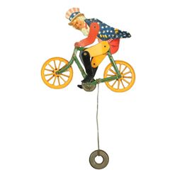 Uncle Sam American Flyer Tin Litho String Toy