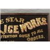 Image 4 : Lone Star Ice Works Reverse Painted Glass Sign
