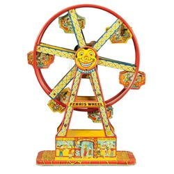 J. Chein Ferris Wheel Lithographed Tin Toy