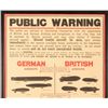 Image 2 : 1915 WW I German Airplane ID Poster