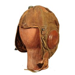 Western Electric No. 1-A Leather Pilot's Helmet