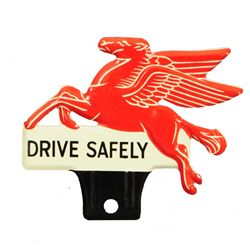 Mobil Oil Pegasus License Plate Topper