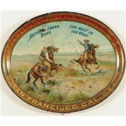 National Brewing Co. Beer Sign San Francisco 1903