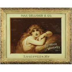 Nutwood Whiskey Saloon Sign Max Selliger & Co.