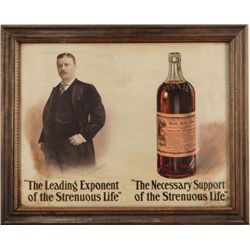 Teddy Roosevelt Moxie Nerve Tonic Sign