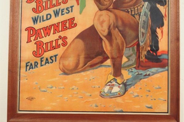 Buffalo Bill & Pawnee Bill Wild West Show Poster