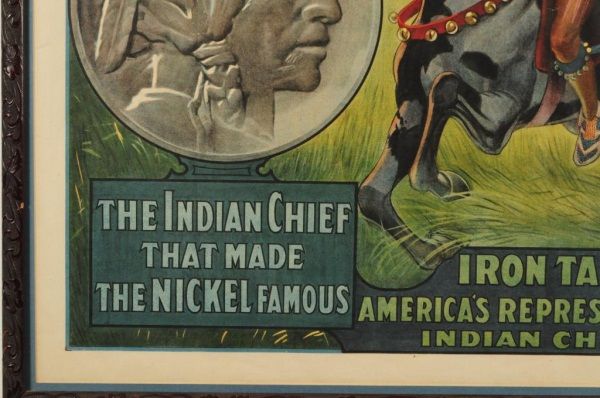 101 Ranch Chief Iron Tail Wild West Show Poster
