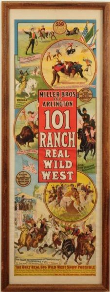 101 Ranch Miller Bros. 101 Ranch Wild West Show Poster