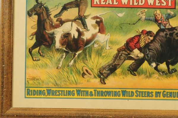 101 Ranch Cowboys Wild West Show Poster 1914