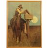 Image 1 : Cream of Wheat Cowboy Lithographed Advertising