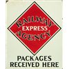 Image 1 : Railway Express Agency Porcelain Flange Sign